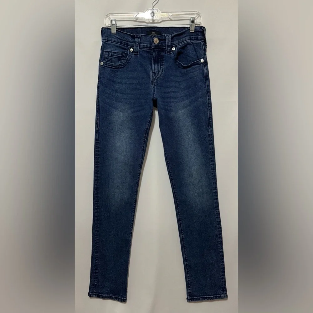 True Religion Geno Relaxed Slim Jeans Men’s 30x33 Blue Dark Wash Stretch